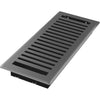 Imperial Montezuma 4 In. x 12 In. Gray Granite Steel Floor Register