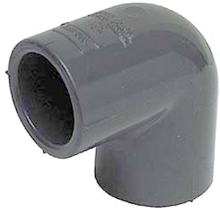 1-1/4 PVC SCH 80 FEMALE 90°, ELBOW (FPTXFP