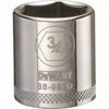 Dewalt 3/8 in Drive 6 pt Socket 3/4 in