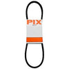Rubber Industrial V Belt, Black, 1/2 x 99-In.