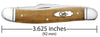 Case Knives Smooth Antique Bone Medium Stockman