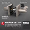 Kwikset Halifax Lever (Square) - Keyed - featuring SmartKey