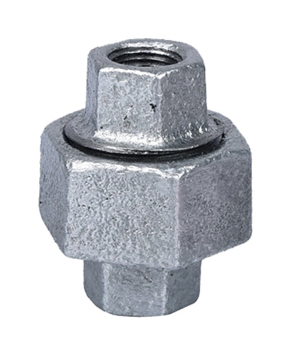 Prosource PPG342-6 Pipe Union 1/8 in Threaded Malleable Iron 40 Schedule 300 psi Pressure