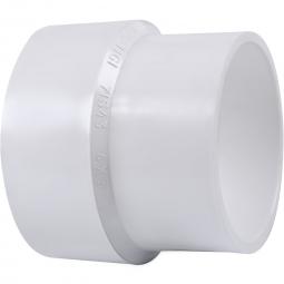 Genova PVC DWV Fittings 3 Sewer X 4 Sch 40 Adapter Coupling