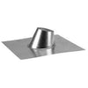 Pellet Stove Flashing, Type L, Adjustable, 4-In.